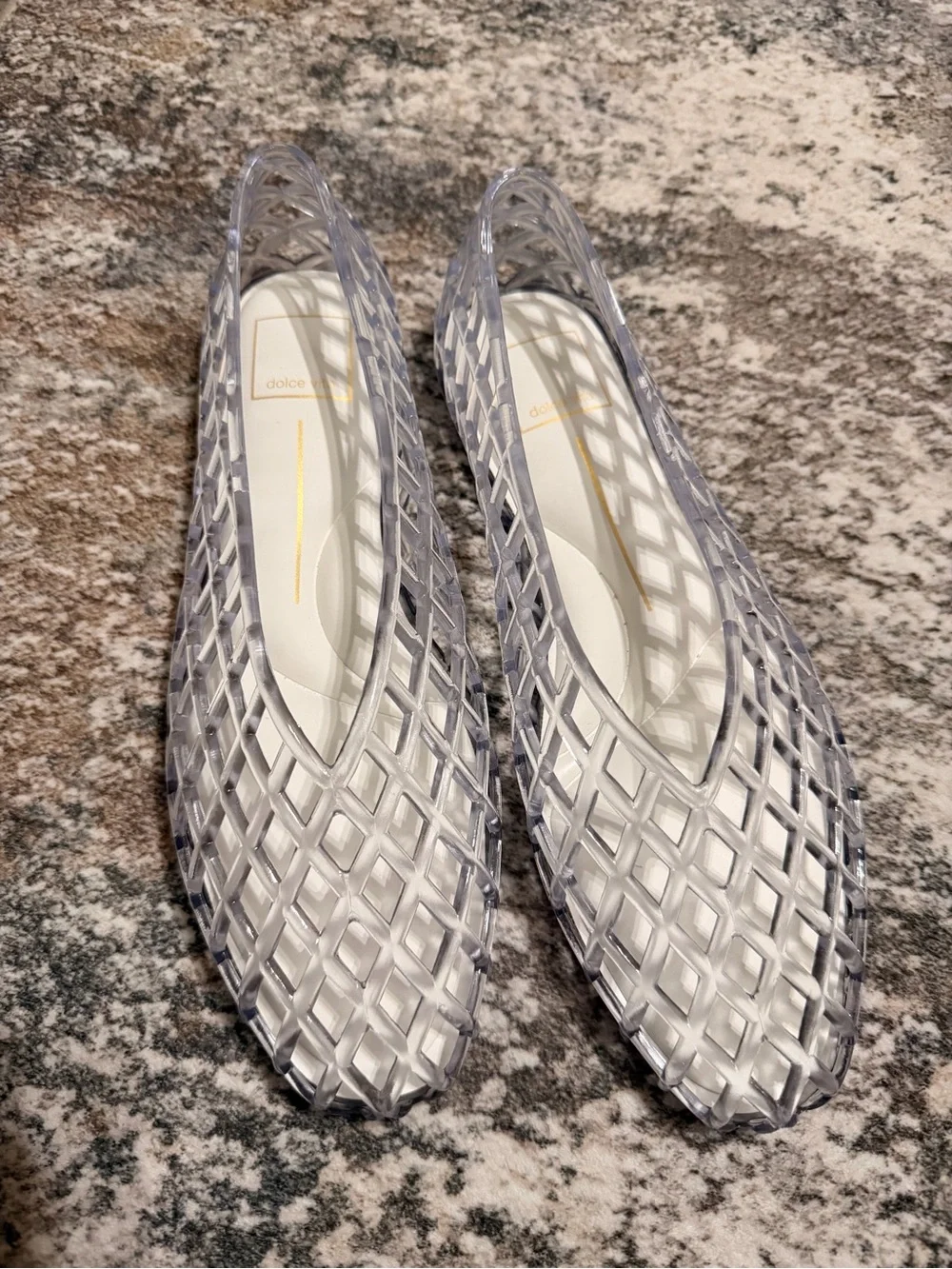 Dolce Vita Jam Clear Jelly Flats